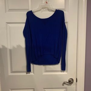 Soft blue sweater